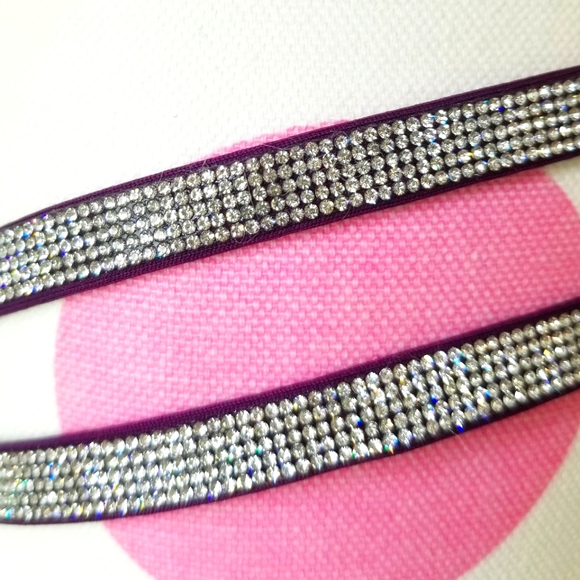 Victoria's Secret Very Sexy Double Shine Strap Smooth Brazilian Panty Grape NWT - Picture 7 of 14